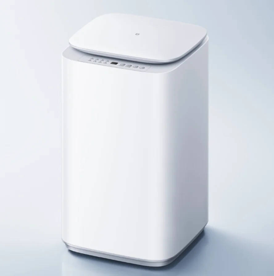 Белая компактная машина для стирки обуви Xiaomi Mijia с верхней крышкой и панелью управления