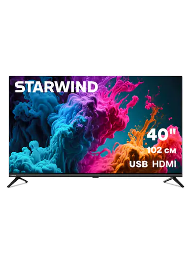 Телевизор Starwind SW-LED40BG200 40" LED, FULL HD, черный