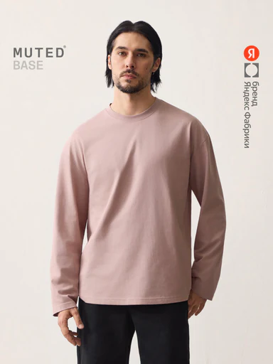 Лонгслив BASE из хлопкового джерси oversize